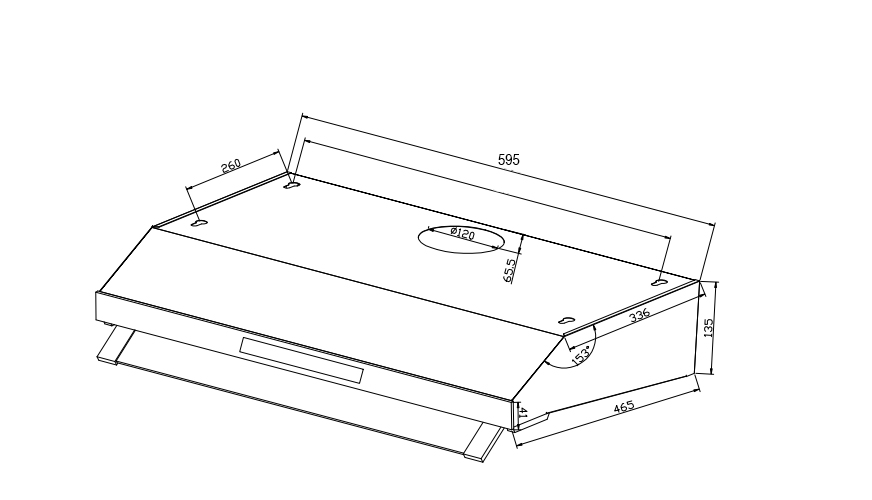 Máy hút mùi cổ điển Model: RHC-2214.PC60
