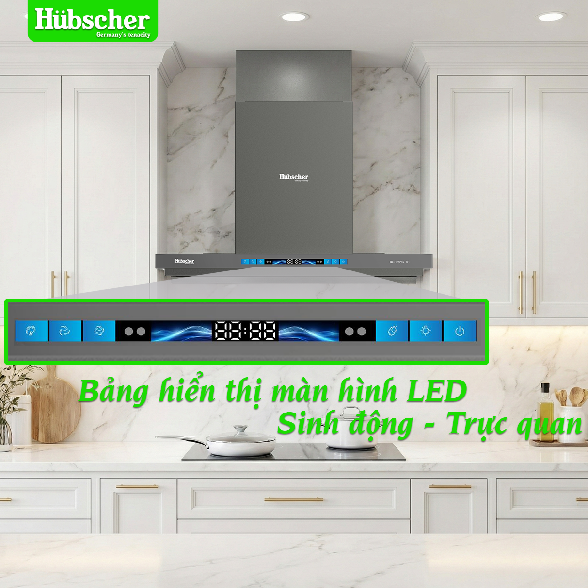 Máy hút mùi Hubscher model RHC-2282.TC