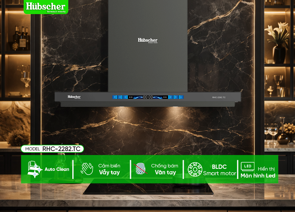 Máy hút mùi Hubscher model RHC-2282.TC