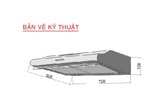 Máy hút mùi cổ điển Model: RHC-2214.PC(phím cơ)
