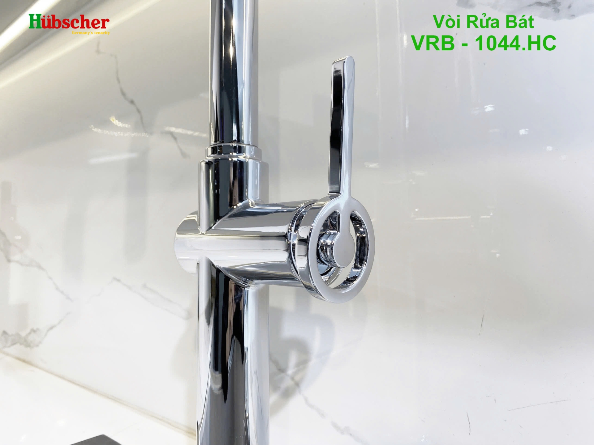 Vòi rửa bát dây rút đồng Hubscher VRB - 1044.HC