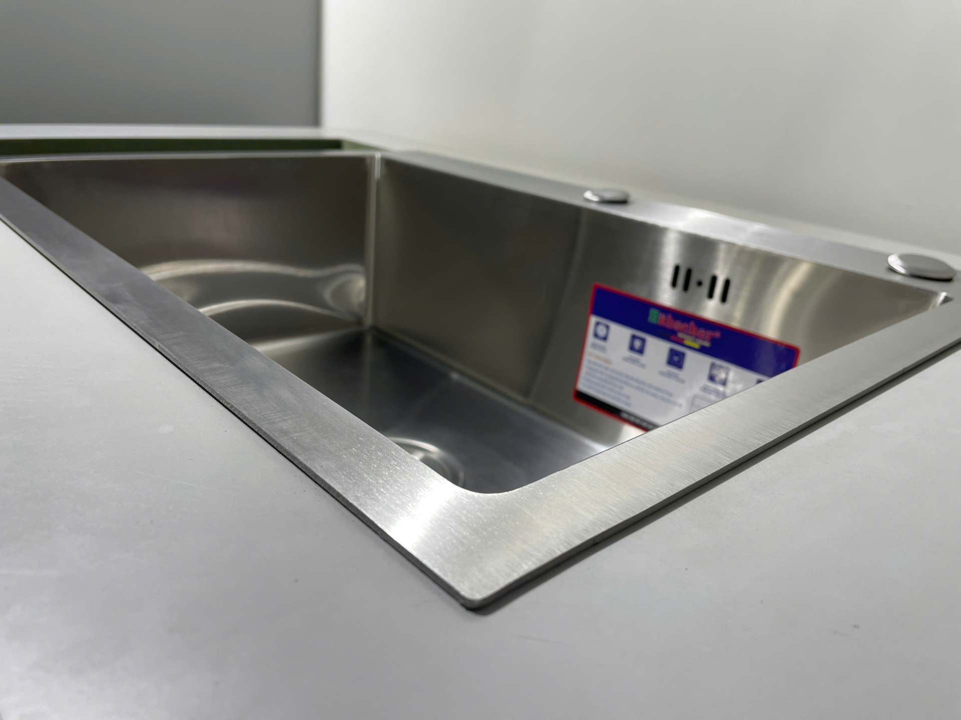 Chậu rửa bát 1 hố Hubscher CR1HĐ KT_60*45