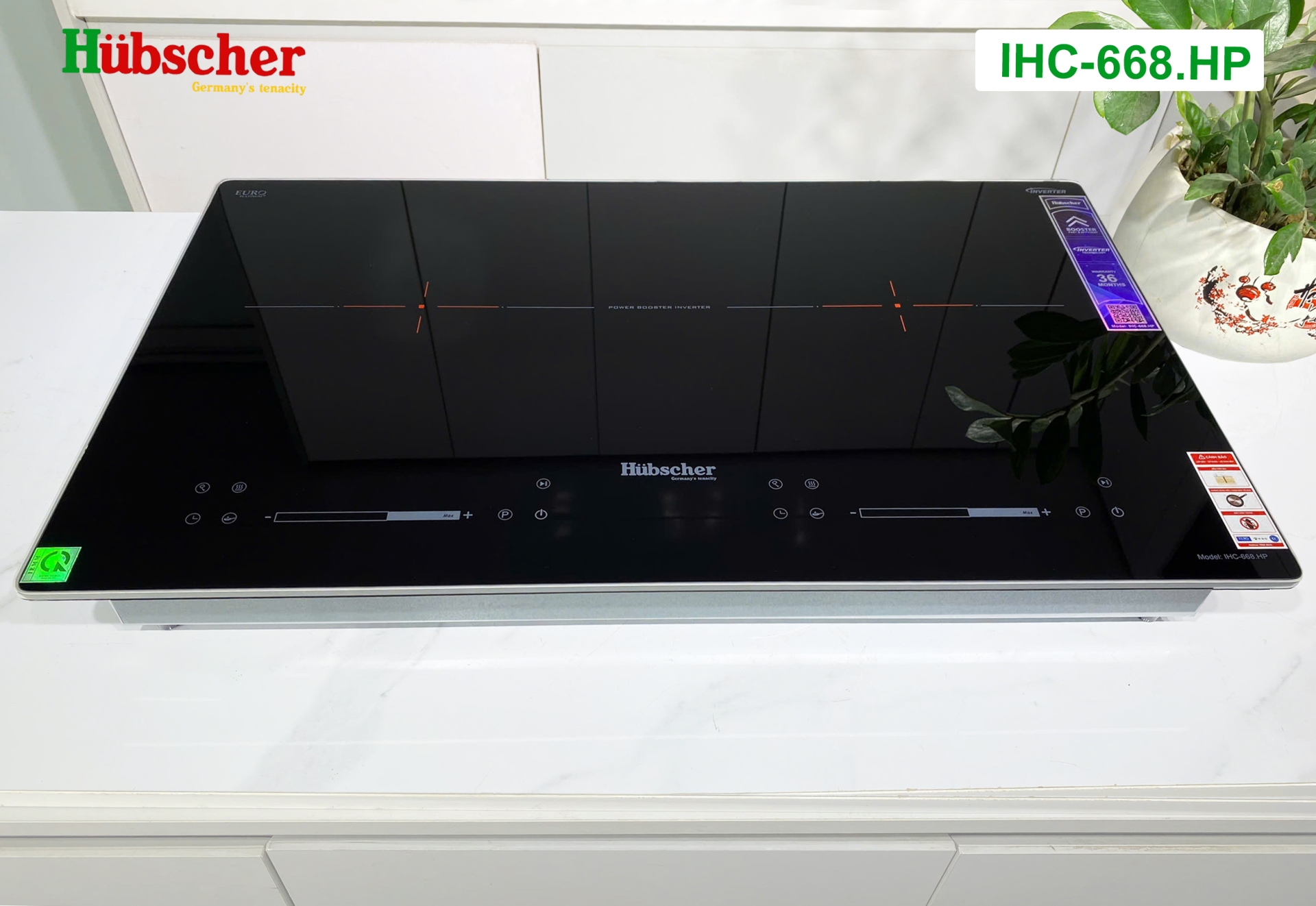 Bếp từ đôi Hubscher Model: IHC-668.HP