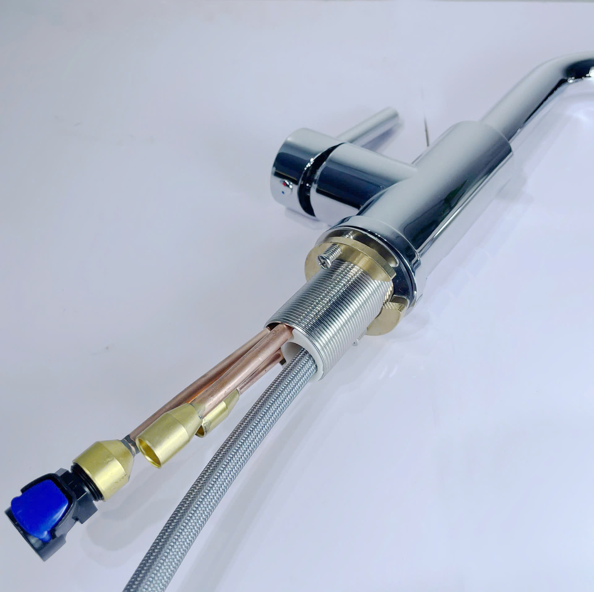 Vòi rửa bát dây rút đồng Hubscher VRB_012A