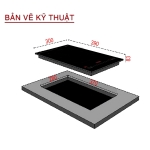Bếp từ đơn âm Hubscher model: IHC-1129