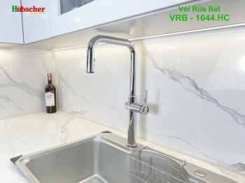 Vòi rửa bát dây rút đồng Hubscher VRB - 1044.HC