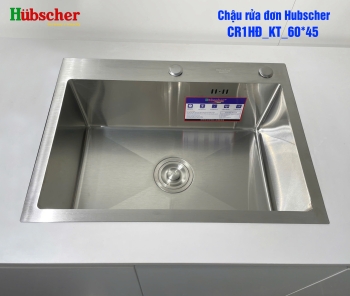Chậu rửa bát 1 hố Hubscher CR1HĐ KT_60*45