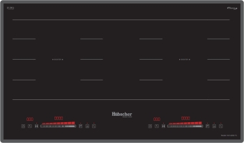 Bếp từ đôi Hubscher model: IHC-6262.TL(2 phiên bản kính)