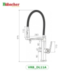 Vòi rửa bát ống mềm VRB_DLL1A